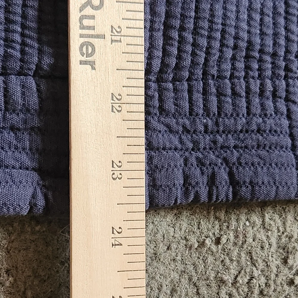 L.L. BEAN Sham Set Of 2 Pillowcovers  Blue Standard 20x25 Home Bedding Portugal